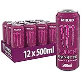 Punch Monster Punch Energy Drink, 12er Pack, EINWEG (12 x 500 ml)