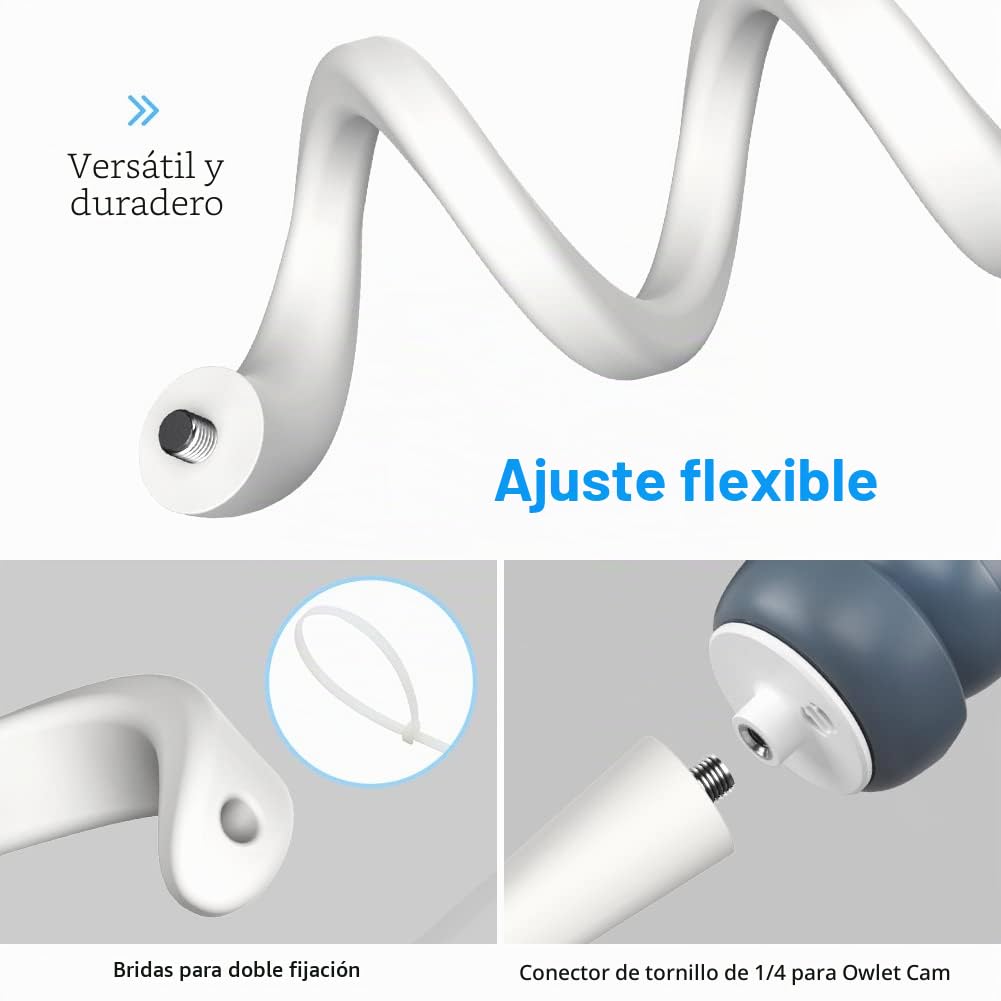 Soporte para monitor de bebé adecuado para Owlet Cam 2 / Owlet Cam Smart Baby Monitor