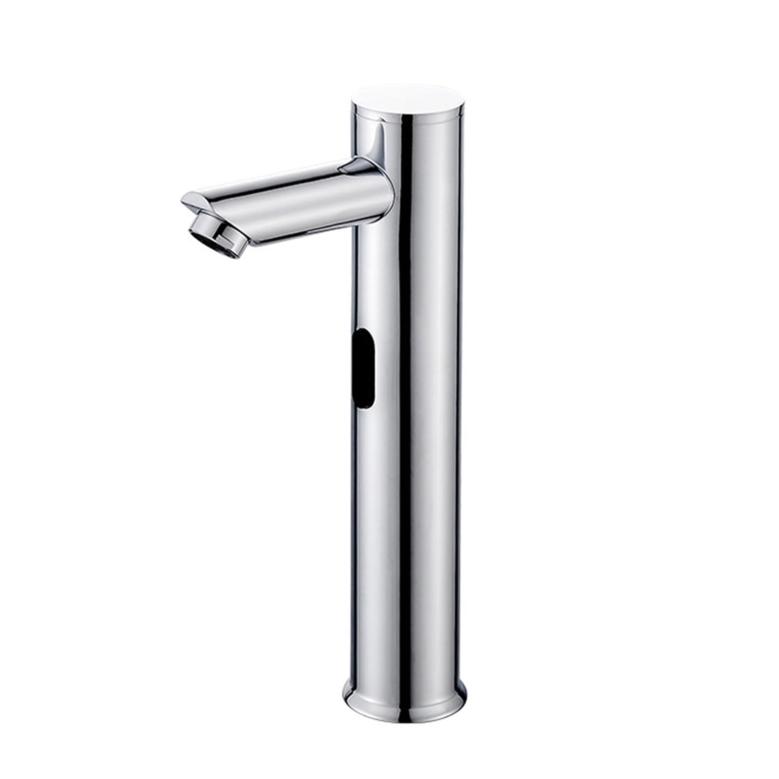 ZYCHSJXA Bathroom Touchless Sink Taps Tall Hand Basin Chrome Sensor Faucet Battery Brass