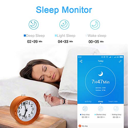 Letsfit Fitness Tracker with Heart Rate Monitor, Slim Activity Tracker Watch, Pedometer Watch, Sleep Monitor, Step Counter, Calorie Counter, Waterproof Smart Band for Kids Women and Men - Thumbnail 6