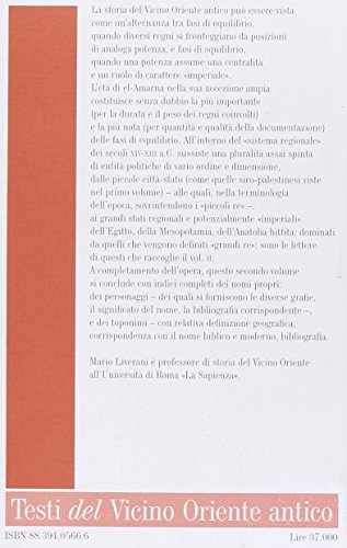 Le Lettere Di El-Amarna. Le Lettere Dei «Grandi Re» (Vol. 2) - 2