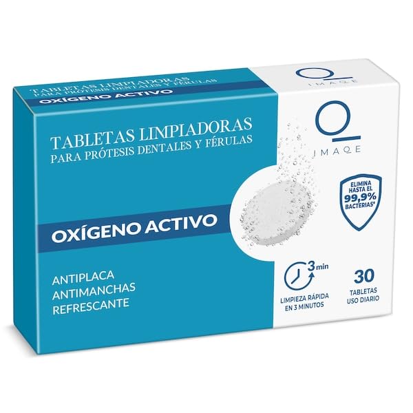 DIA IMAQE tabletas limpiadoras para prótesis dental caja 30 uds