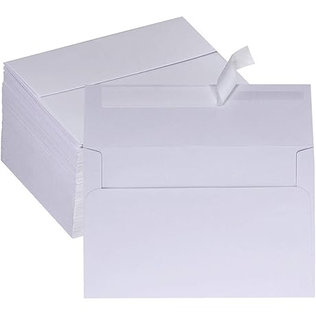 150 Pack A9 Peel & Press Envelopes | Premium 95 lb Paper...
