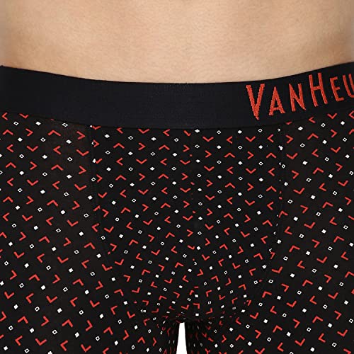Image of Van Heusen Men's Cotton Trunks - Pack of 2 |contoured pouch for support | Antibacterial Briefs | Sweat Absorbant | Moistue Wicking | Breathable Everyday Underwear | Long Lasting Color| Solid Colors | Style 10041