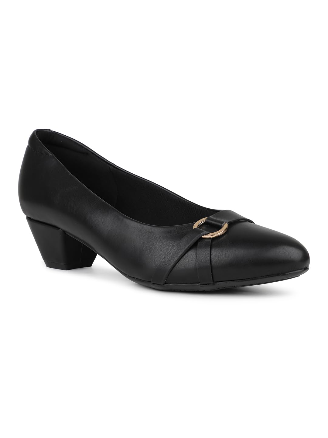 inc.5 Womens Womens Black Solid Pumps Pump-picture-34