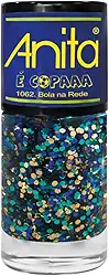 Anita Esmalte Bola Na Rede Glitter - Copa Do Mundo 10 Ml