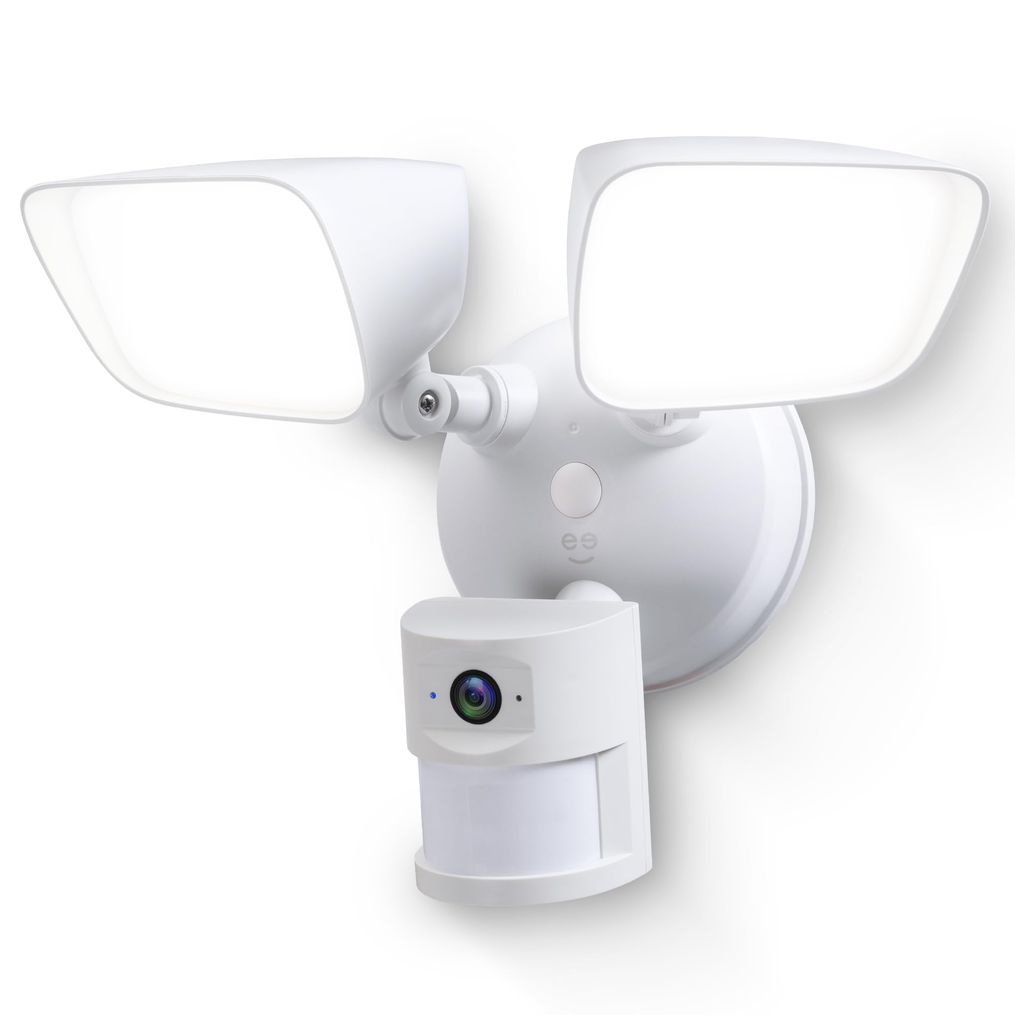 Geeni Lighthawk Smart Floodlight Camera - 3MP Ultra-HD Video, 1800 Lumens, Motion-Activated Security Light, Two-Way Audio, & Built-in Siren -