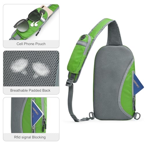 Image of G4Free Sling Bag RFID Blocking Lightweight Crossbody Backpack Chest Shoulder Bag for Travel Sports Running