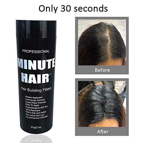 Biggie Sized 57 Gram Bottle Full Of Minute Hair Fibers. Hi Grade Hair Building Fibers. Gargantuan Amount Of Light Brown Fibers Inside A Compact Size Refillable Bottle. Choose Your Color. #TOP6