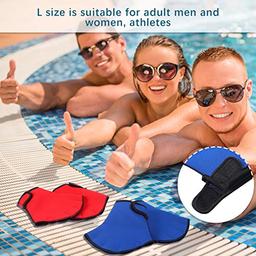 image for Skylety 3 Pairs Aquatic Gloves Swimming Training Gloves Large Webbed S