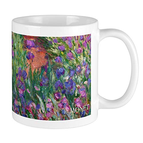 CafePress Monet Iris Garden Wraparound Mug Unique Coffee Mug, Coffee Cup - //coolthings.us