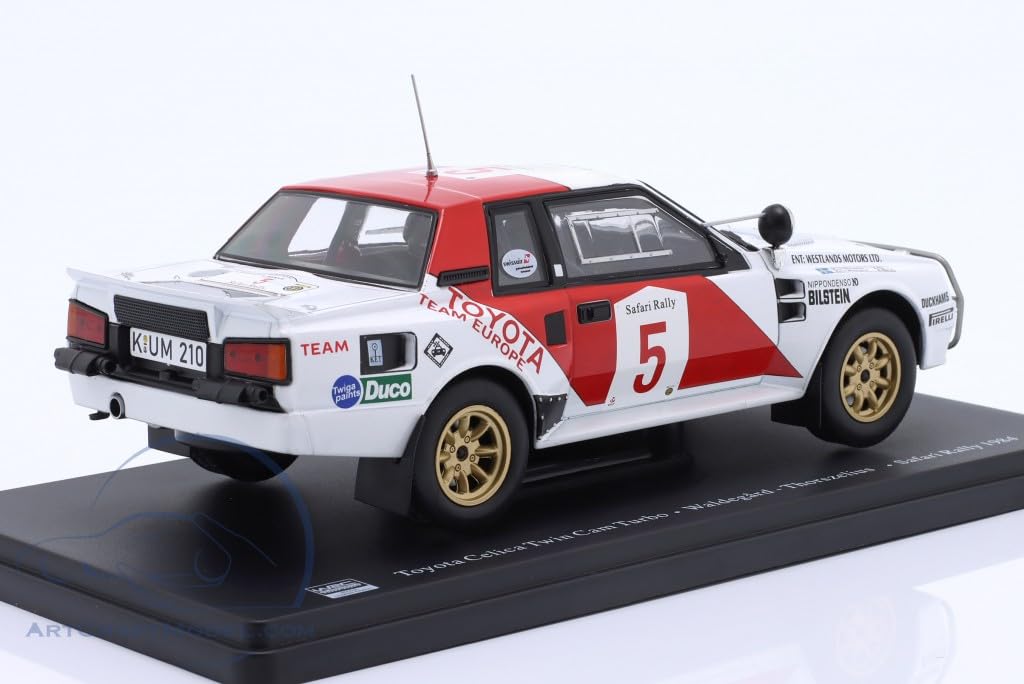 1/24 トヨタ セリカ ツインカムターボ サファリラリー 1984 アオシマ、1/24トヨタ・セリカTCT（1984 ポルトガル）の