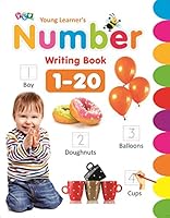 Number Writing Book 1-20 9383665521 Book Cover