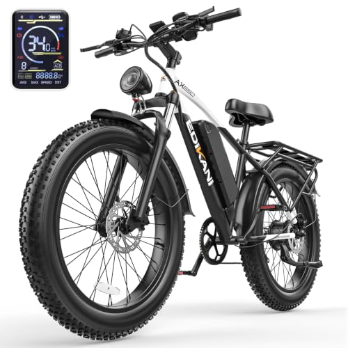 EDIKANI S01 26" Electric Bike for Adults 2000W Peak 1200WH 34MPH E Bike