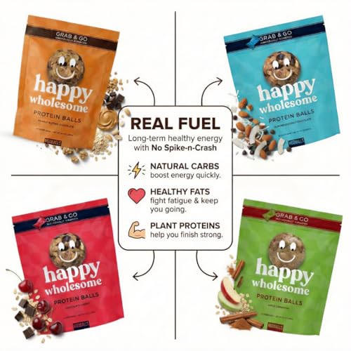 Happy Wholesome Protein Balls, Chocolate Cherry, 20 Count - image 5