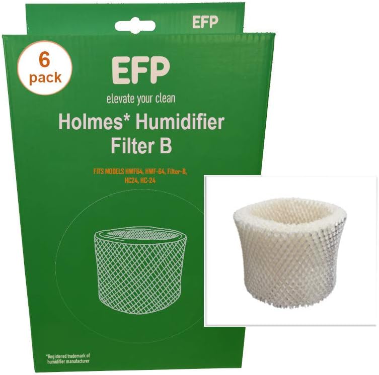 EFP Humidifier Filter Replacements for Holmes HWF64, HWF