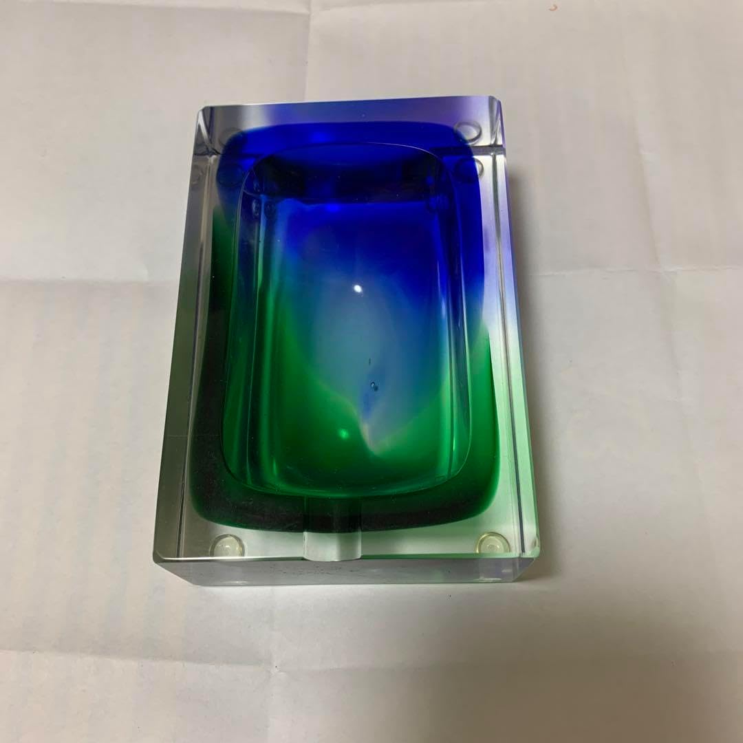 イタリア ヴィンテージ ムラーノ ガラス ベネチアングラス灰皿　アッシュトレイ イタリア ヴィンテージ ムラーノ ガラス ベネチアングラス 灰皿