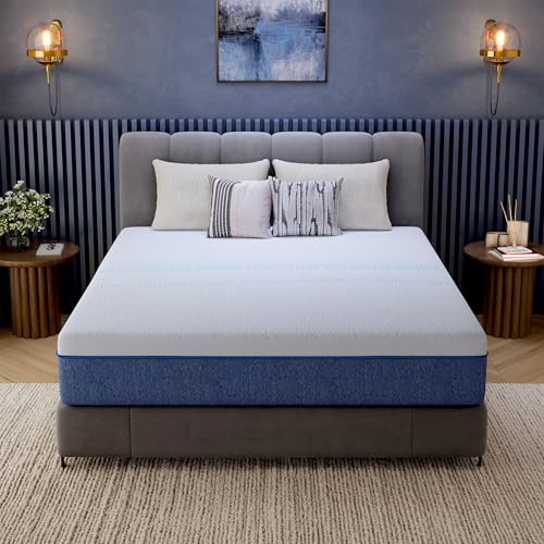 EGOHOME 10 Inch Twin Mattress, Gel Memory Foam with Charcoal, Fiberglass Free, CertiPUR-US Certified, Temperature-Regulating, Machine Washable Cover, 75