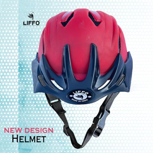 Image of Liffo Skating Guard Skating Kit Protective Skating Guard Kit for Skating, Cycling, Running for Kids,Boys,Girls,Men & Women (HSG) (HP-Red, M)