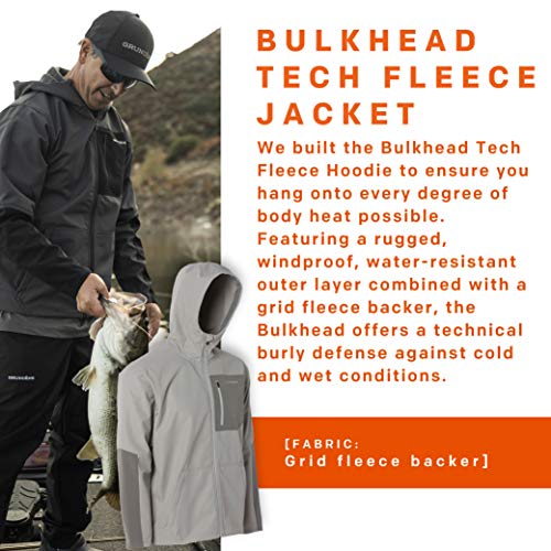 Image of Grundens Men's Bulkhead Tech Fleece Jacket | Insulated, Windproof