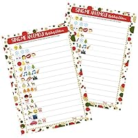 DISTINCTIVS Christmas Emoji Song Game, Sing Me an Emoji Christmas Party Game - Guess The Holiday Carol for Kids, Adults, Family & Groups – 25 Cards – Made in The USA