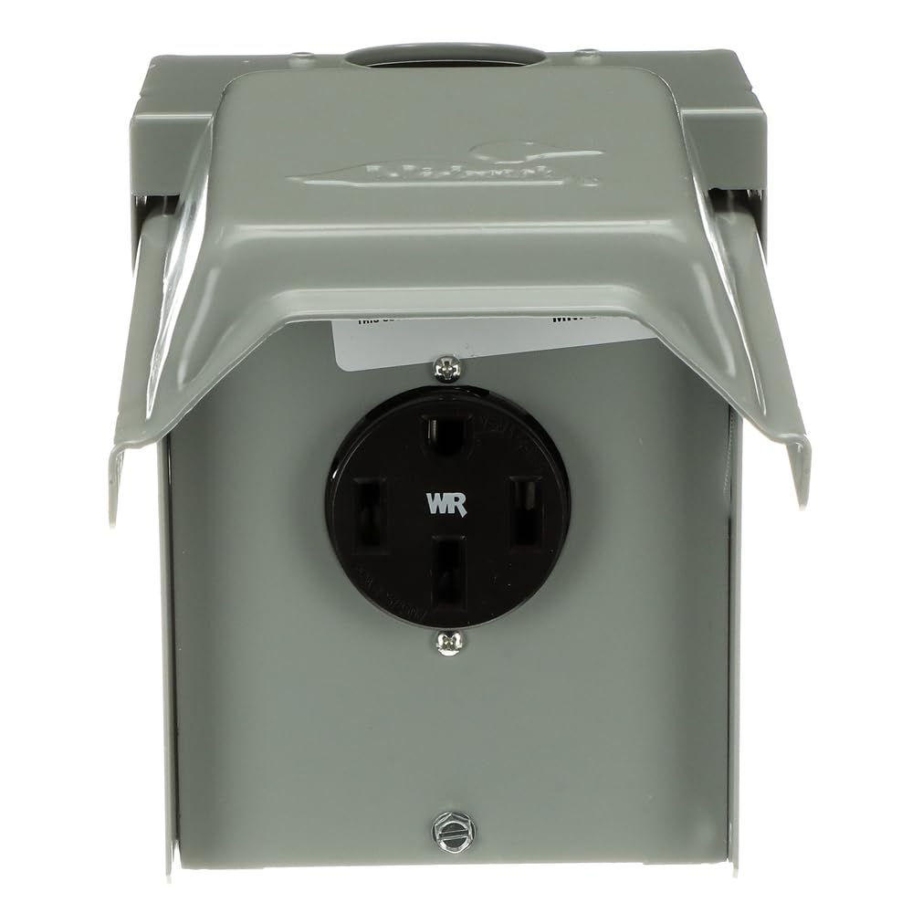 MIDWEST U054P • Weatherproof Temporary RV Outlet • 50A 14-50 RWR • Power Supply • Volts AC: 120/240V • Fully Compliant