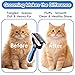 AXEFUN 3-in-1 Professional Pet Grooming Brush for Dogs & Cats – Dematting Comb, Undercoat Rake & Deshedding Tool for Long & Short Hair, Heavy Shedding & Matted Fur