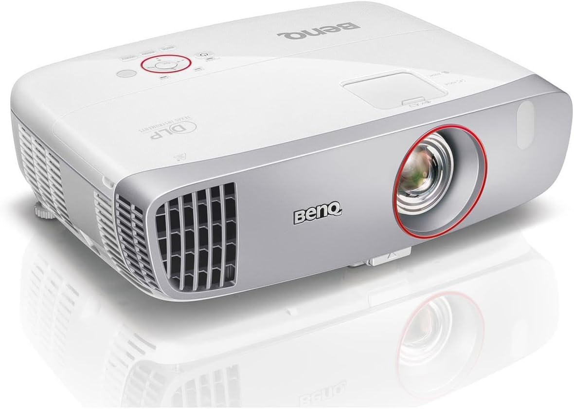BenQ HT2150ST 1080P Short Throw Projector | 2200 Lumens | 96% Rec.709 for Accurate Colors | Low Input Lag Ideal for Gaming | Stream Netflix & Prime Video,White