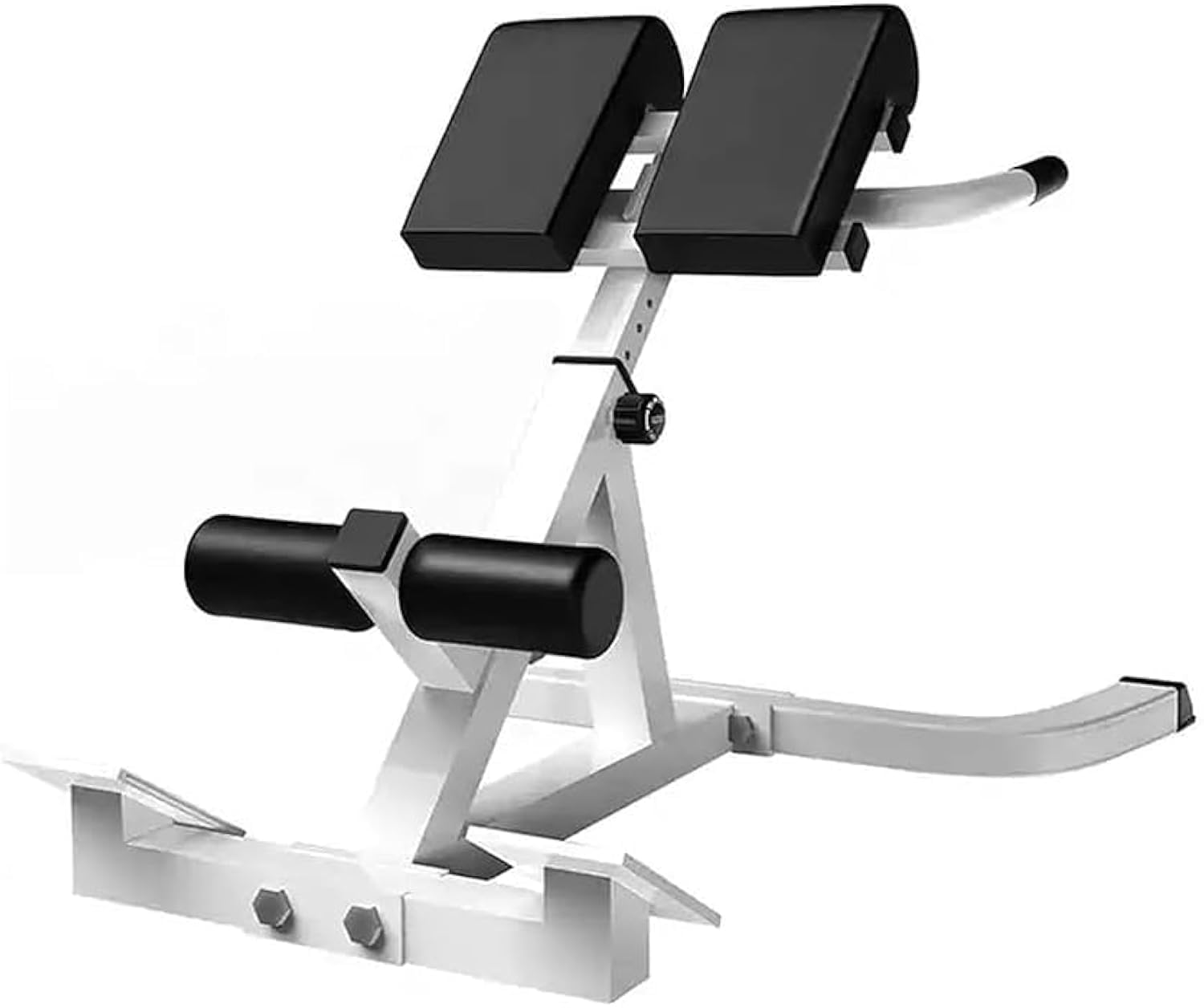 COFOEE Multifunction Roman Chair Back Extension Machine Height Adjustable Hyperextension Bench Abdominal Exercise Leg Strength Trainer For Home Gym Max Capacity 330 Pounds