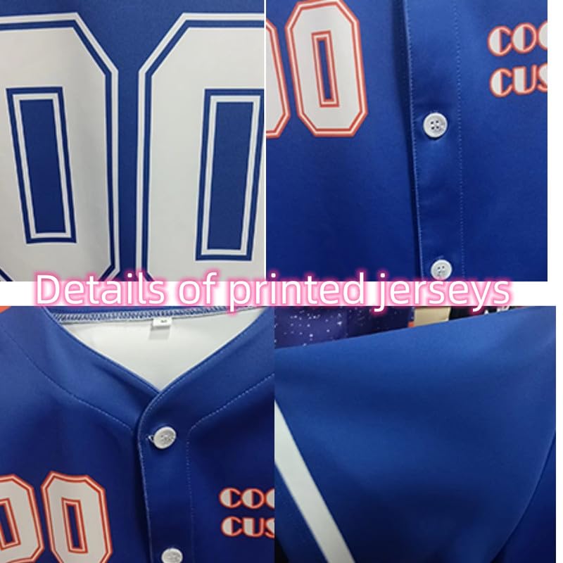 Men Baseball Jersey Button Down Plain Men Jerseys Short Sleeve Softball Jerseys Sports Active Tee miniatura 4