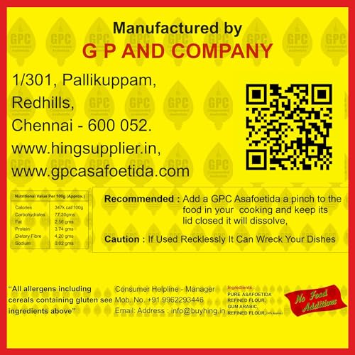 Image of GPC Hing Cubes 200 GM | Compounded Asafoetida Cubes | Sun-Dried Perungayam Lumps | Natural Digestive & Aromatic Spice | Authentic Heeng for Indian Cooking | Enhances Flavour of Dal, Sambar & Curries