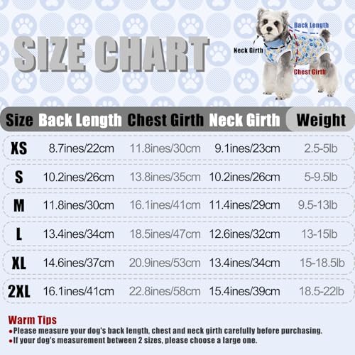 Image of FEimaX Dog Surgery Recovery Suit Female and Male Spay with Pee Hole, Pet Body Suits for Puppy After Spayed, Neuter Surgical Onesie for Small and Medium Dogs Cats, Alternative Bandages E-Collar & Cone