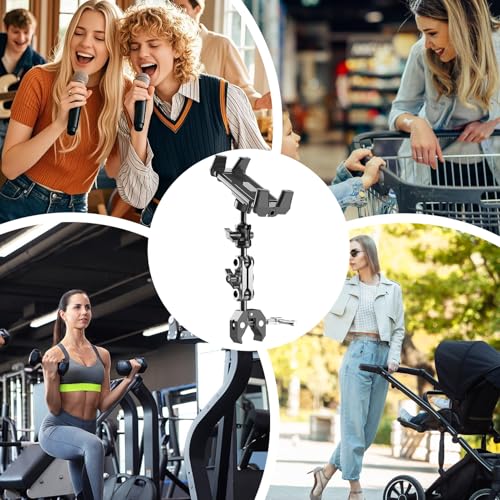 Support de tablette réglable pour smartphone vélo exercice et poussette maison - 5