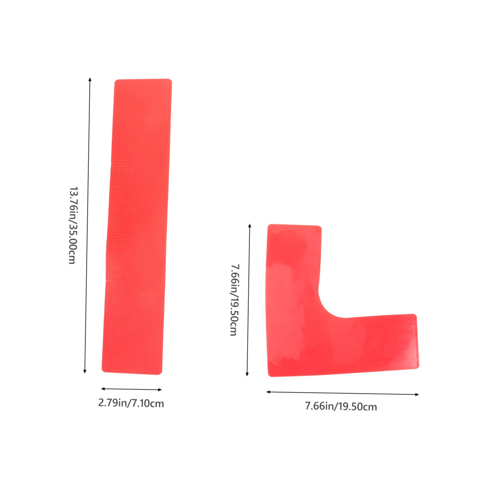 POPETPOP Sports Venue Markings 8 Pack of Football Marking Signs Soccer Training Markers Tennis Training Bright Visual for Boys and Girls Athletes TPE Construction