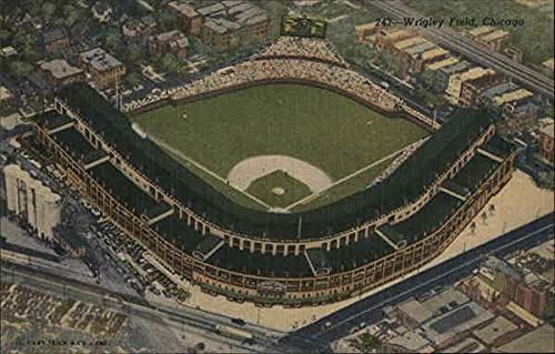 Wrigley Field Chicago, Illinois IL Original Antique Postcard