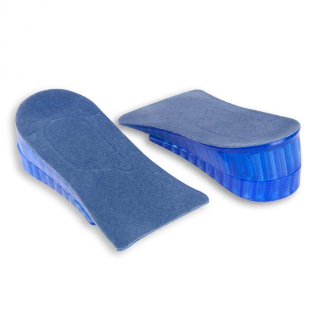 Generic Unisex {Light Weight} Heel Support And Cushion 2 Layer Orthopedic Silicone 4 Cm Height Increasing Increaser Shoes insole (Blue - 2 Layer) (B07XZ8KP4Z) Amazon Price History, Amazon Price Tracker