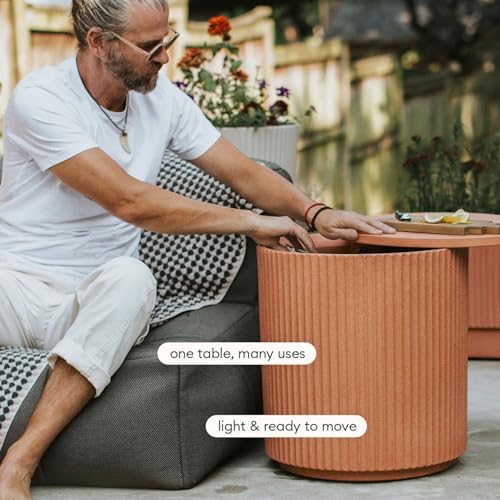 Image of Veradek Cooler Side Table - Outdoor Cooler Table and Ice Chest