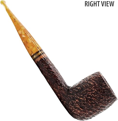 Miniatura 7 de Miele Honey Pipe - Tubos de madera hechos a mano Savinelli Tobacco Pipe con acabado rústico (111 KS)