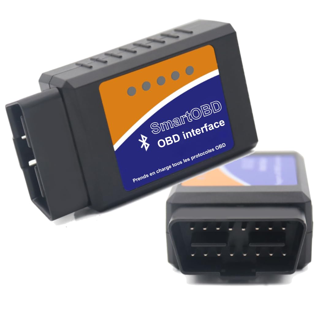 OBD Bluetooth - Diagnosi Auto OBD-II | Leggi e Cancella i Codici di Errore in 3 Minuti | Compatibile con Tutti i Veicoli | Scanner OBD - Assistenza 7 giorni su 7