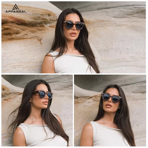 Cute Round Sunglasses for Women Men Trendy Chunky Thick Inflated Shades AP3695