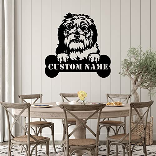 Plaque murale en métal Shiba Inu Yelolyio de 45,7 cm pour décoration de maison