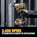 DEWALT 20V MAX XR Impact Driver, Brushless, 1/4", 3-Speed, Bare Tool Only (DCF845B) - Image 4