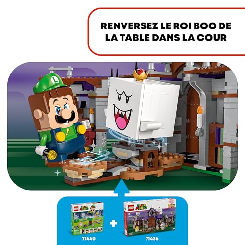 LEGO Super Mario Manoir hanté du Roi Boo - Jouet Nintendo Collector - avec Le Personnage de Bébé Yoshi - Cadeau pour Enfants Garçons et Filles Fans de Jeux Vidéo à Partir de 8 Ans 71436