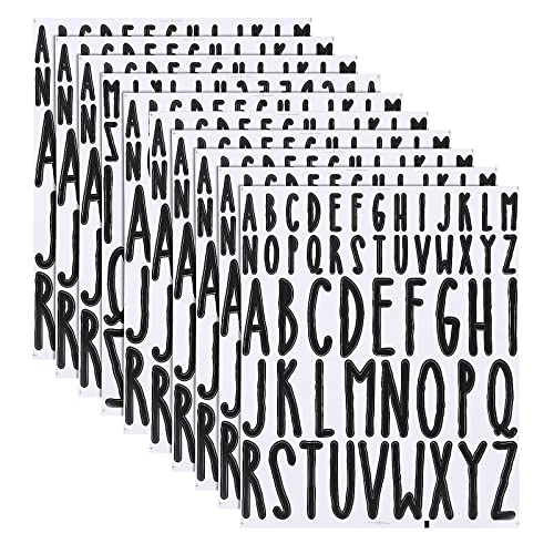 WUSJCOF 260 Stück Moosgummi Buchstaben - Selbstklebend Für Schultüte & Basteln