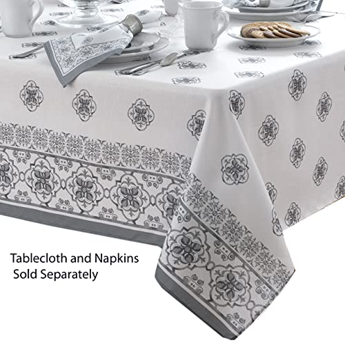 Servilletas de Tela Cuadradas Set 8 Mykonos Gris miniatura 3