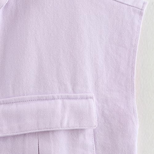 Chic Purple Sleeveless Denim Jacket for Women – Perfect for Concerts and Fall Nights! - Image 6