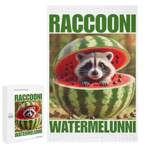 Raccooni Watermelunni C^AuCbg WO\[pY 1000s[X ObY }CNs[X ؐ Aj q mߋ eqŊy߂  Ǐ a NX}X v[g 75×50cm