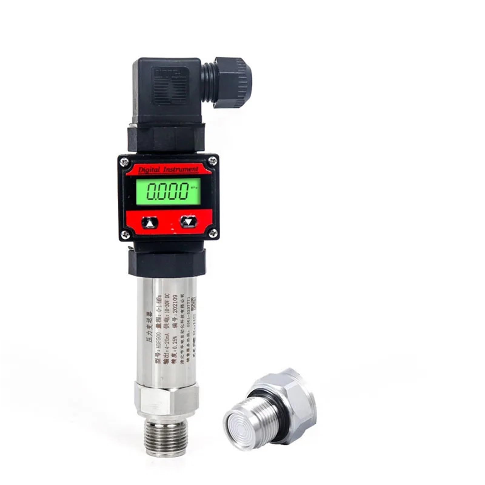 UDHBJEBQ Flat film pressure transmitter flat film pressure sensor diaphragm flange hard flat film hydraulic high temperature(0-5V,0-2.5Mpa)