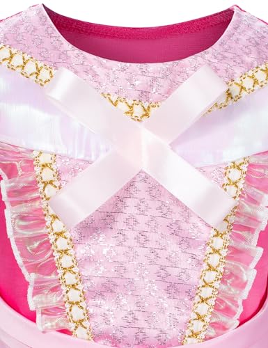 Disfraz de princesa rosa para niñas 10-11 años miniatura 5