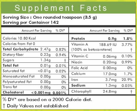 Herbal Hills Wheatgrass Powder, (500 gm Pack) | Supports Detox, Immunity & Energy | Ayurvedic Green Superfood For Daily Wellness & Alkaline Balance | With Fresh Wheatgrass Leaves - Image 3 thumbnail